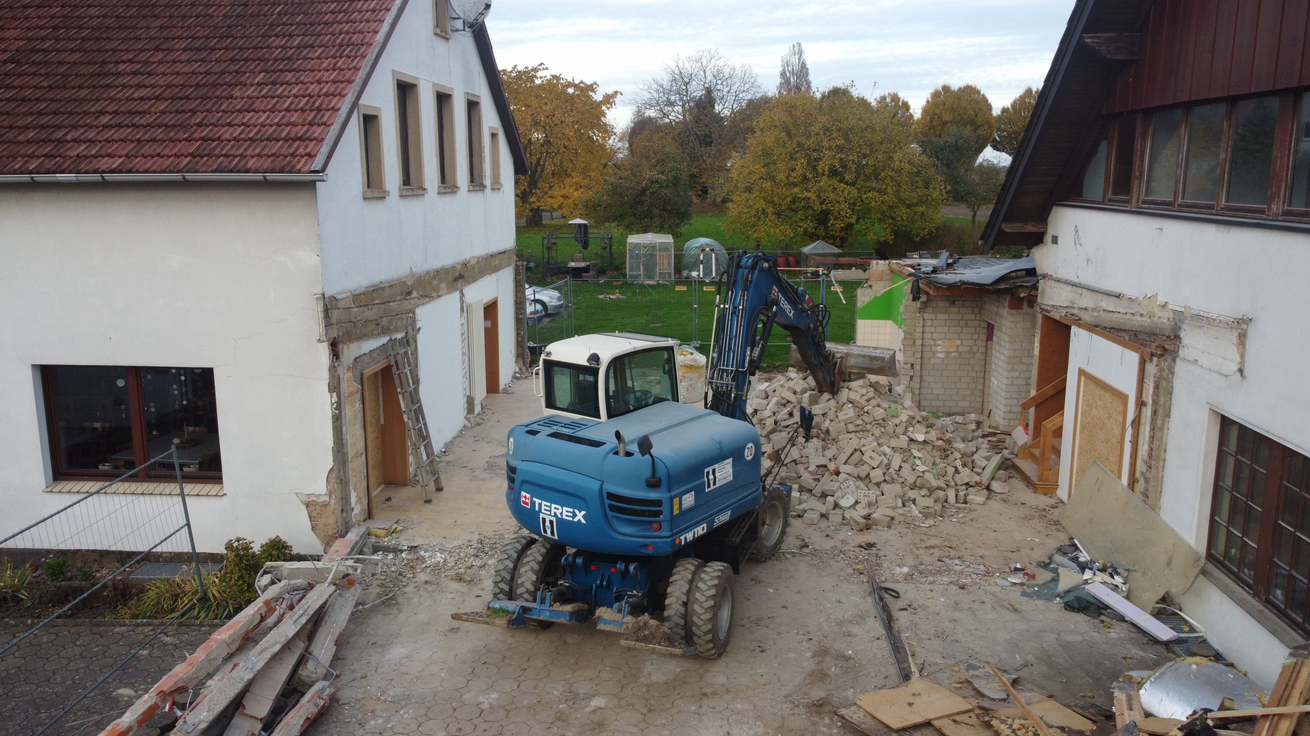 2. Bauabschnitt – der Abriss